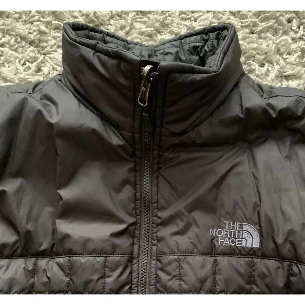 The North Face Black Quilted Brecon Jacket Coat mens sz S
